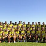 Australian Touch Football Team 2024 players on sunny field