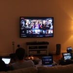 People watching Netflix together on different devices